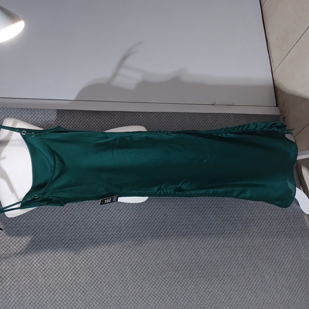 Express Green Slip Dress XS NWT